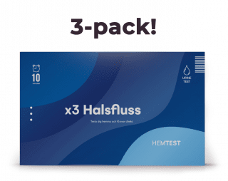 Halsfluss (Strep A) - Test för vuxna och barn
