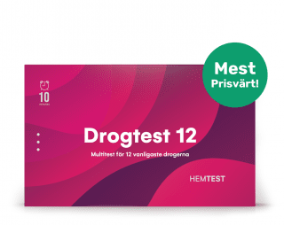 Multi drogtest, 12 olika utslag