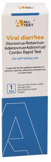 Vatsatauti-yhdistelmätesti 4-in-1 (Norovirus, Rotavirus, Adenovirus, Astrovirus) Kotikäyttöön