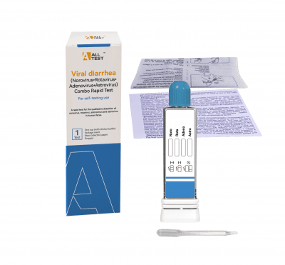 Vatsatauti-yhdistelmätesti 4-in-1 (Norovirus, Rotavirus, Adenovirus, Astrovirus) Kotikäyttöön